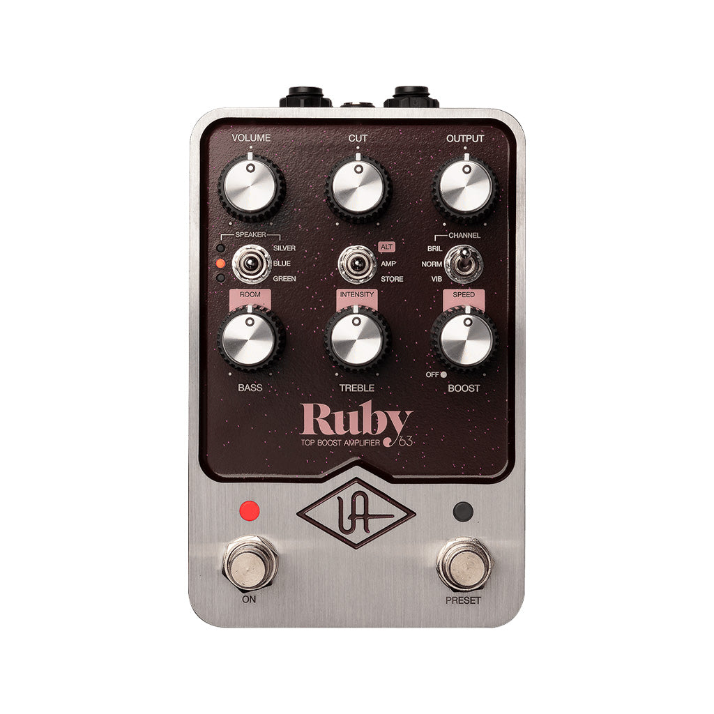 Universal Audio UAFX Ruby '63 Top Boost Amplifier Pedal – Swee Lee