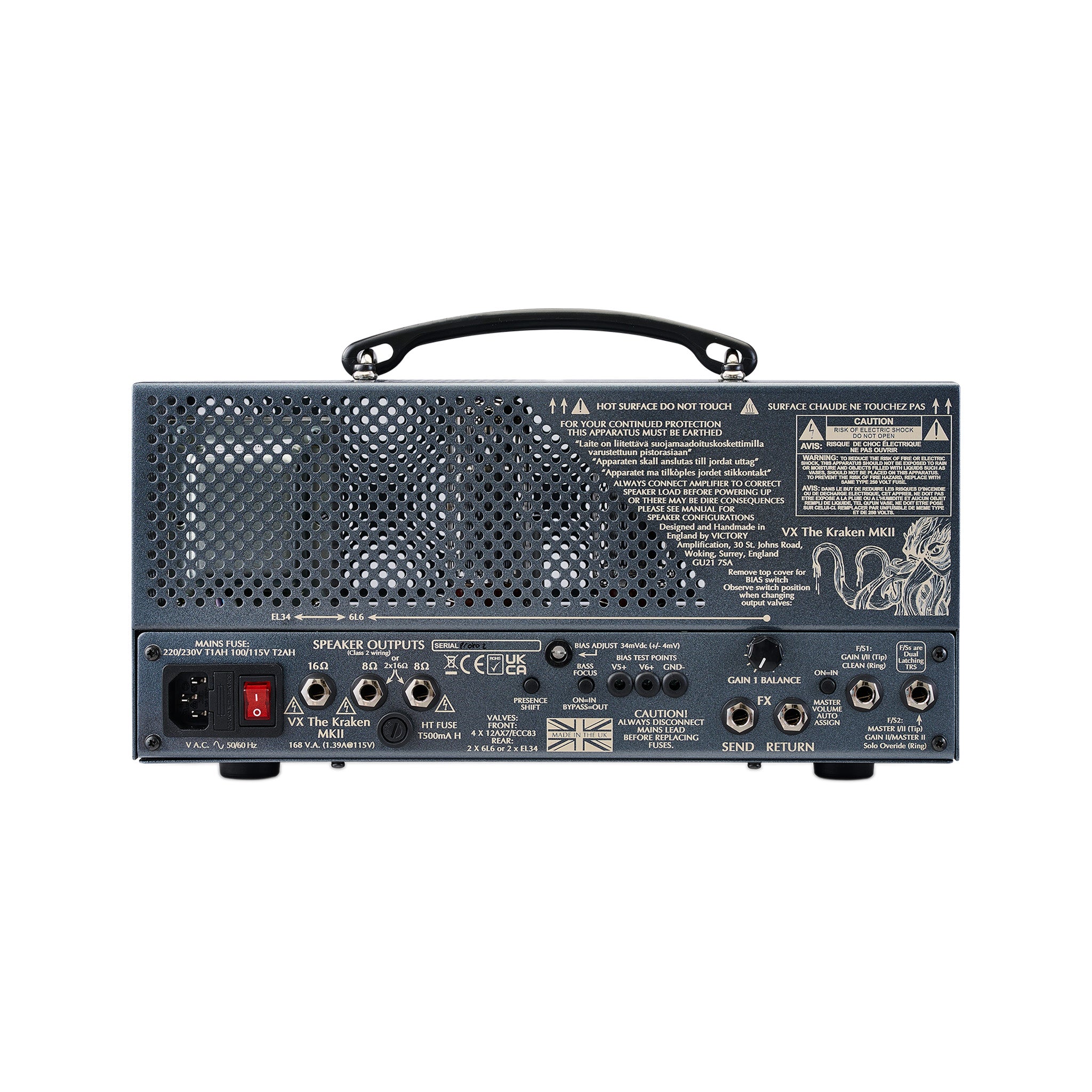 Victory VX The Kraken MkII 50W Tube Lunch Box Guitar Amp Head