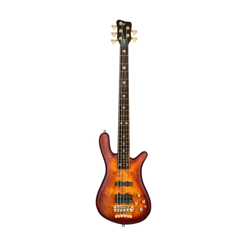 Warwick Teambuilt Streamer LX Limited Edition 5-String Bass Guitar w/Bag, Honey Sunset Burst