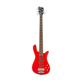 Warwick RockBass Streamer LX 5-String Bass Guitar, Red Metallic
