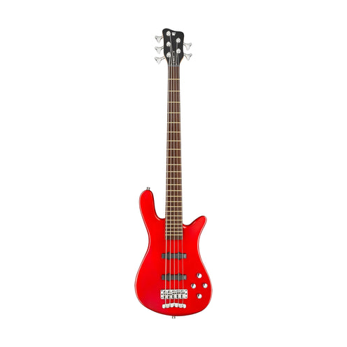 Warwick RockBass Streamer LX 5-String Bass Guitar, Red Metallic High Polish