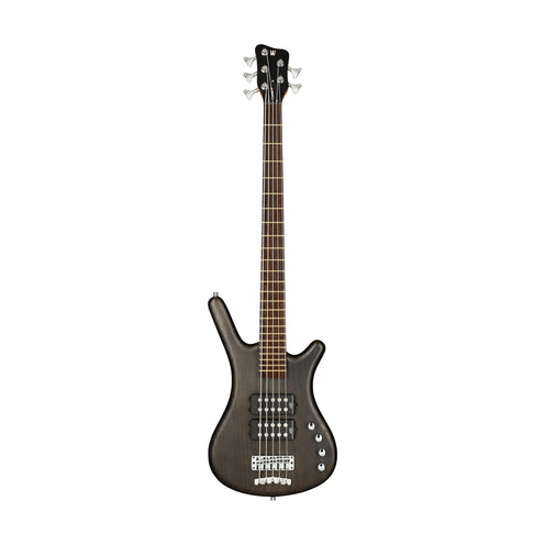 Warwick RockBass Corvette $$ 5-String Bass Guitar, Nirvana Black Transparent Satin