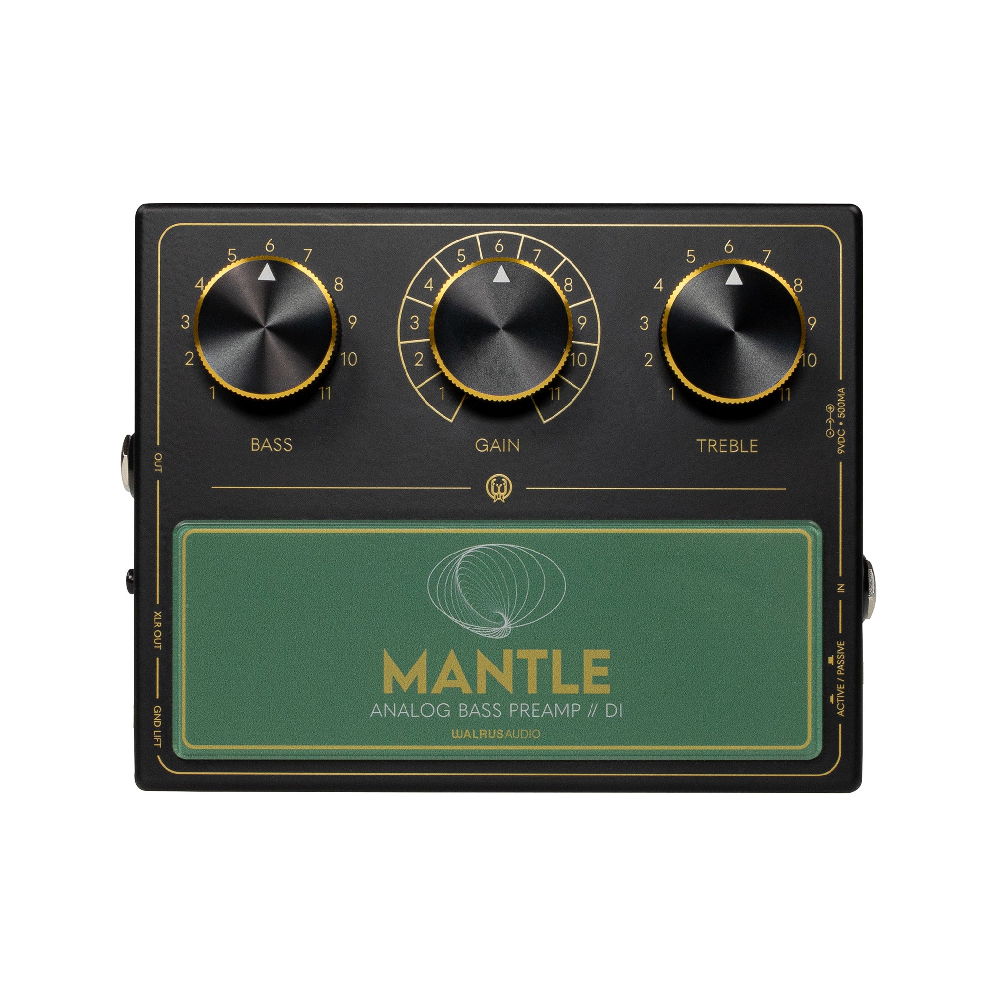 Walrus Audio Mantle Analog Bass Preamp/DI Guitar Effects Pedal Walrus Audio Mantle Analog Bass Preamp/DI Guitar Effects Pedal
