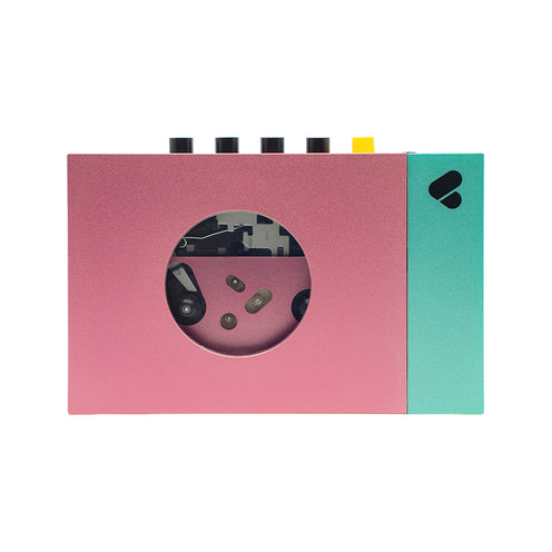 We Are Rewind Pink/Green Cassette Player, Edith