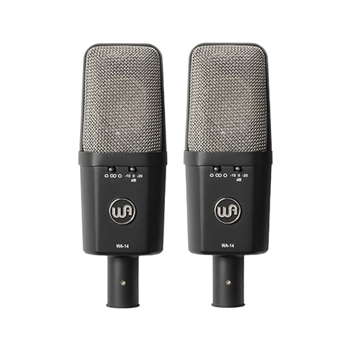 Warm Audio WA-14SP Large-Diaphragm Transformer-Balanced Condenser Microphone, Pair
