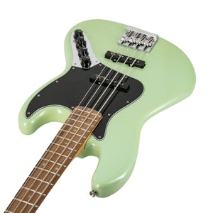 Fender Deluxe Active Jazz Bass Guitar, Pau Ferro Fingerboard, Surf Pearl, MX1900XXXX