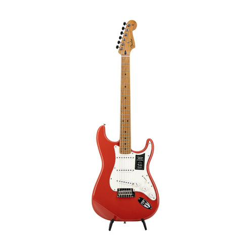 Fender FSR Player Stratocaster Fat 50s Electric Guitar, Roasted Maple FB, Fiesta Red, MX2310XXXX