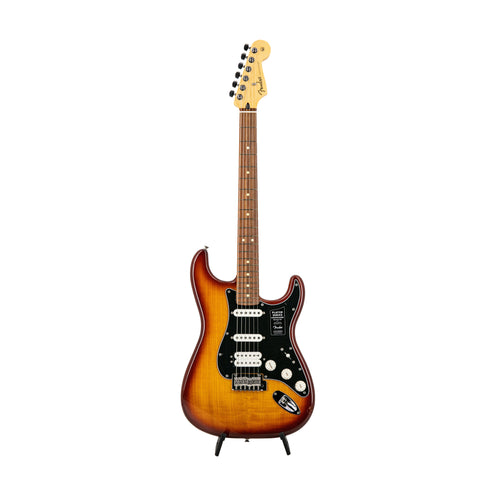 Fender Player HSS Plus Top Stratocaster Electric Guitar, Pau Ferro FB, Tobacco Sunburst, MX2207XXXX
