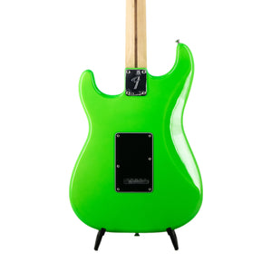 Fender Player Stratocaster Electric Guitar, Ebony Fretboard, Neon Green, MX2203XXXX