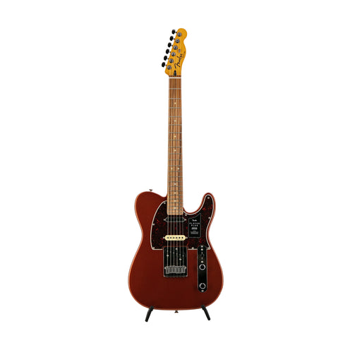 Fender Player Plus Nashville Telecaster Electric Guitar, PF FB, Aged Candy Apple Red, MX2227XXXX