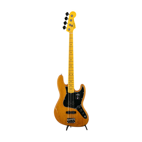 Fender American Professional II Jazz Bass Electric Guitar, Maple Fretboard, Roasted Pine, US2213XXXX