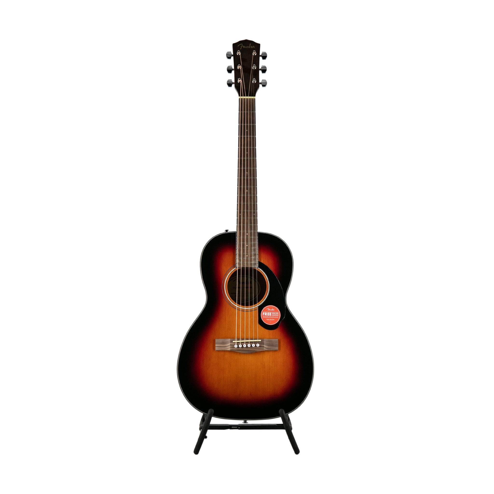Fender CP-60S Parlor Acoustic Guitar, Walnut FB, Sunburst, IPS22041XXXX