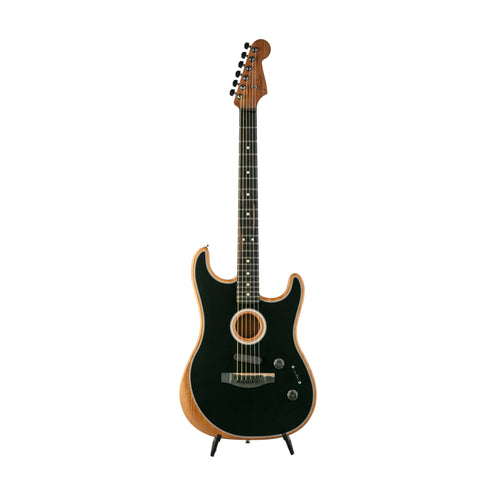 Fender American Acoustasonic Stratocaster, Black, US210XXXX