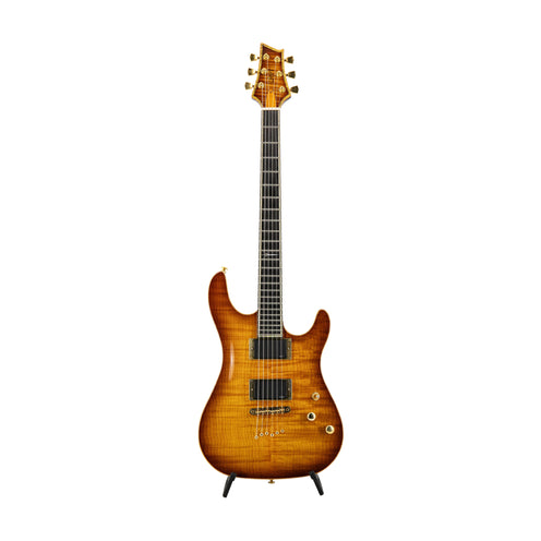Cort KXMP-1 Electric Guitar, Ebony Neck, Vintage Antique Burst, K0XX
