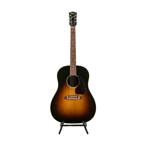 Gibson Acoustic J-45 True Vintage Red Spruce Top Acoustic Guitar, Vintage Sunburst, 409006
