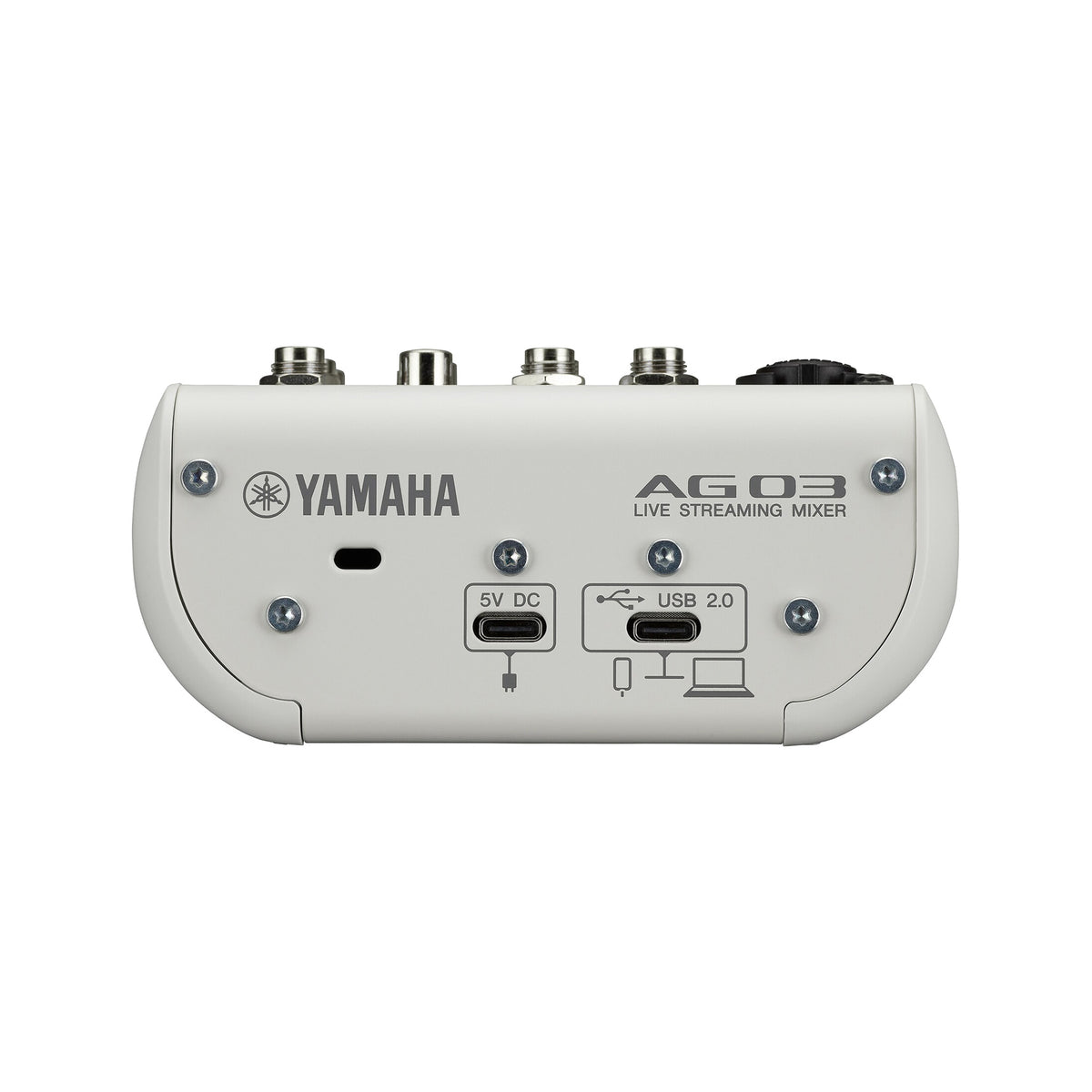 Yamaha AG03MK2 3-channel Mixer and USB Audio Interface, White