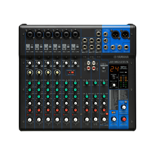 Yamaha MG12XUK 12-channel Analog Mixer With USB and FX