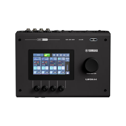 Yamaha URX44 USB-C Audio Interface, Black