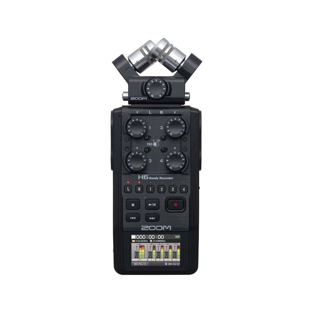 Zoom H6 All Black Handy Recorder – Swee Lee Singapore