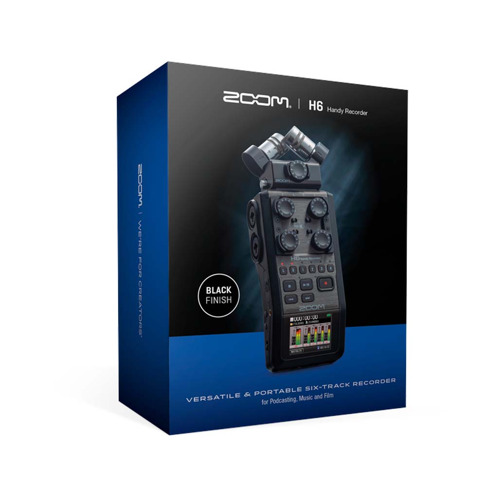 Zoom H6 All Black Handy Recorder – Swee Lee Singapore