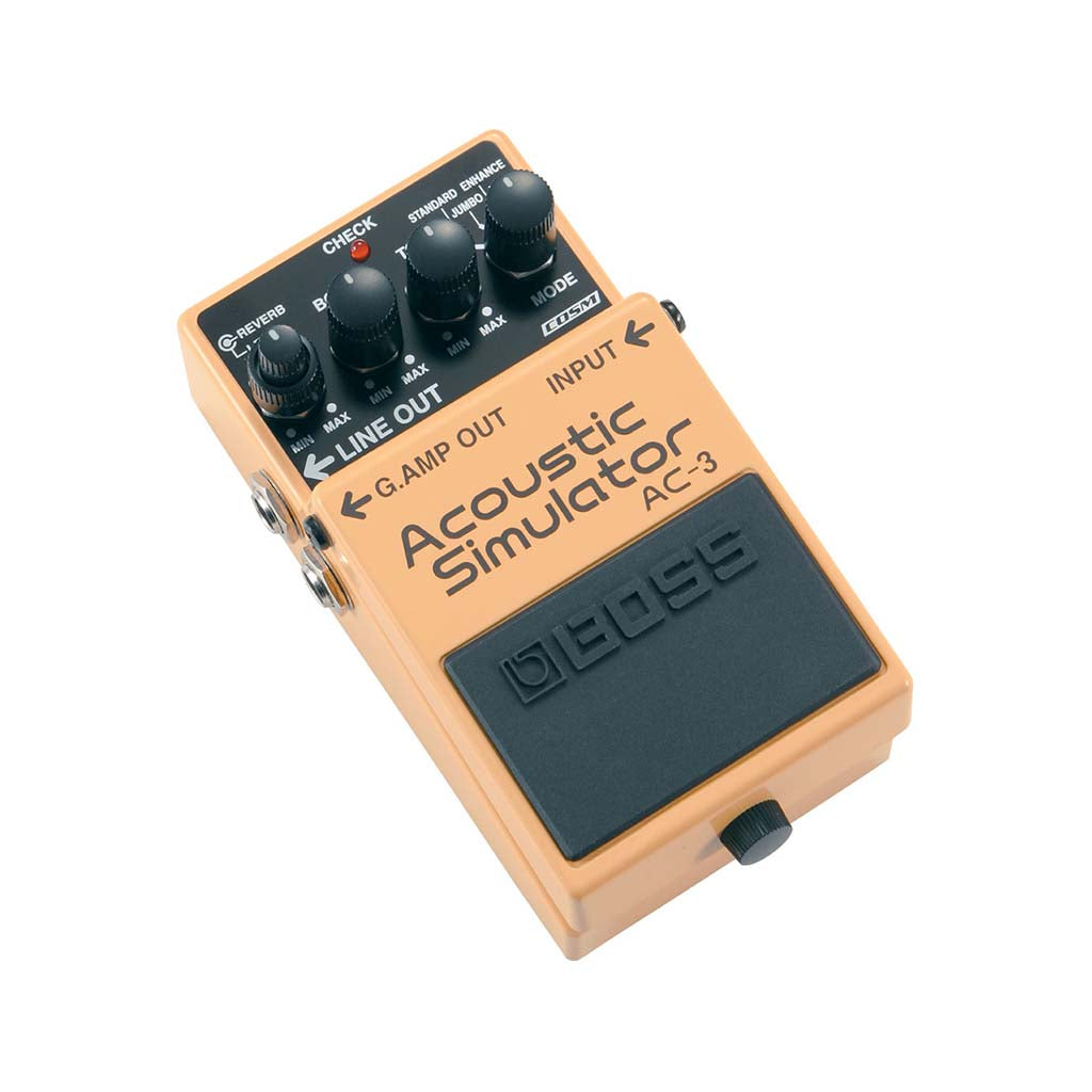 BOSS Acoustic Simulator AC-3 台湾製 BOSS AC-3 Acoustic Simulator Guitar Effects Pedal – Swee Lee