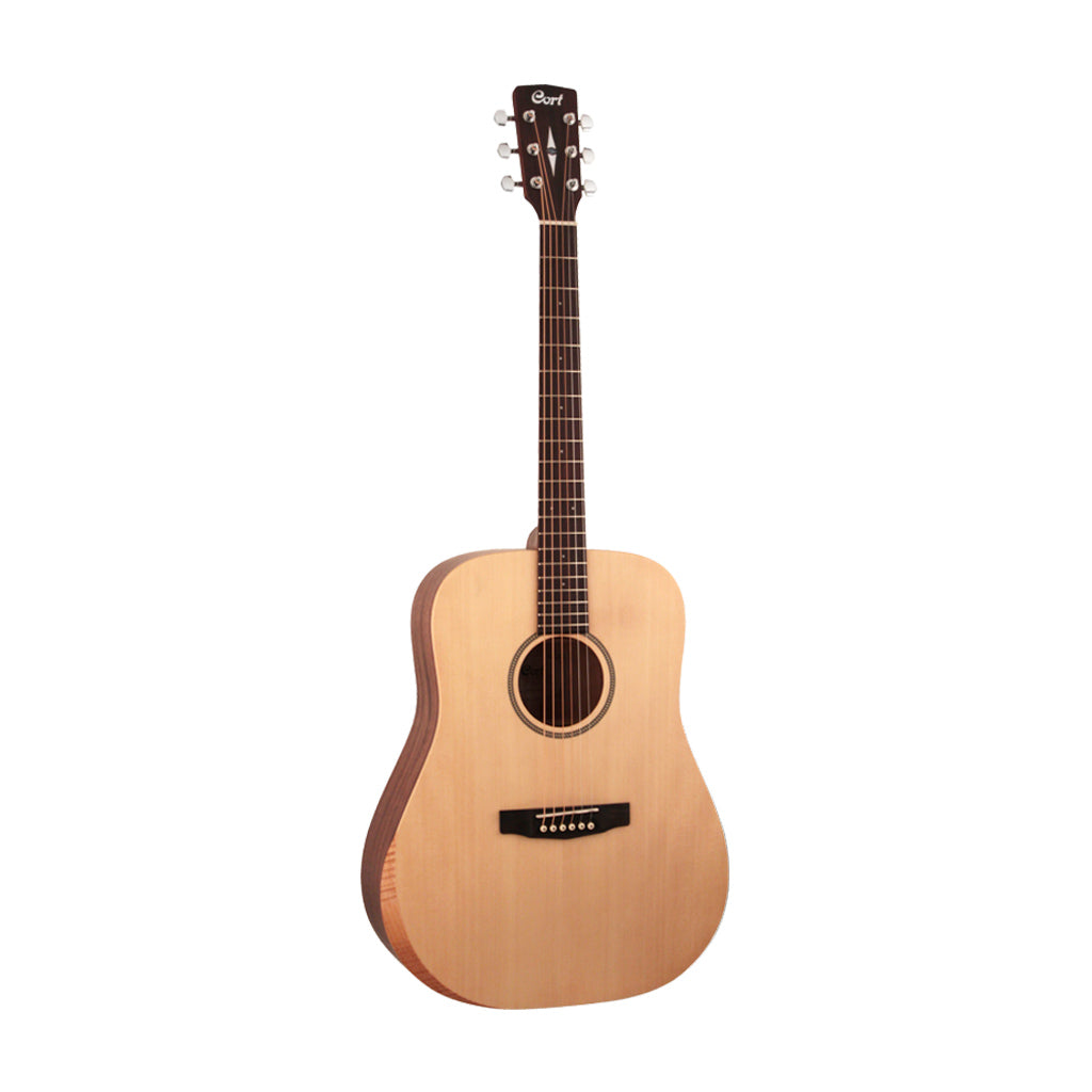 Cort Earth Bevel Cut Acoustic Guitar, Open Pore Natural – Swee Lee