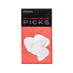 D'Addario Keith Urban Signature Ultem Guitar Picks, 5 pack, Black Extra Heavy
