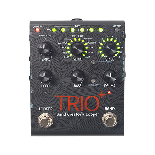 DigiTech Trio+ Band Creator および Looper Pedal 取扱説明書