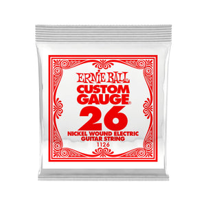 Ernie Ball .026 Nickel Wound Electric Guitar Single String