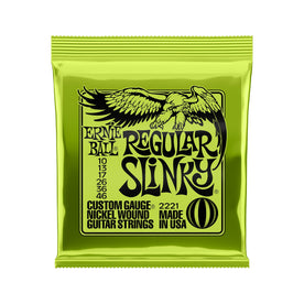 Ernie Ball Regular Slinky Nickel Wound Electric Guitar Strings, 10