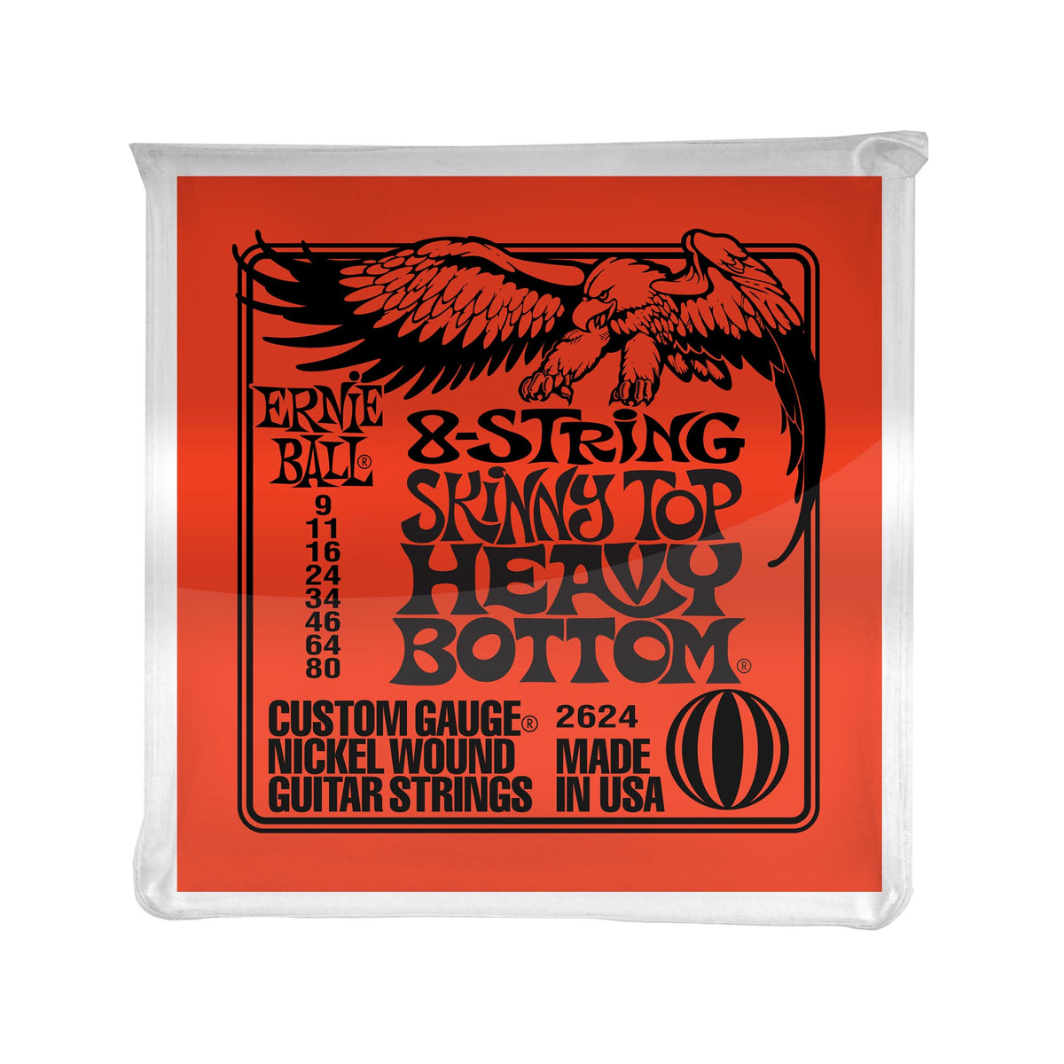 Ernie Ball Skinny Top Heavy Bottom Slinky 8-String Electric Guitar