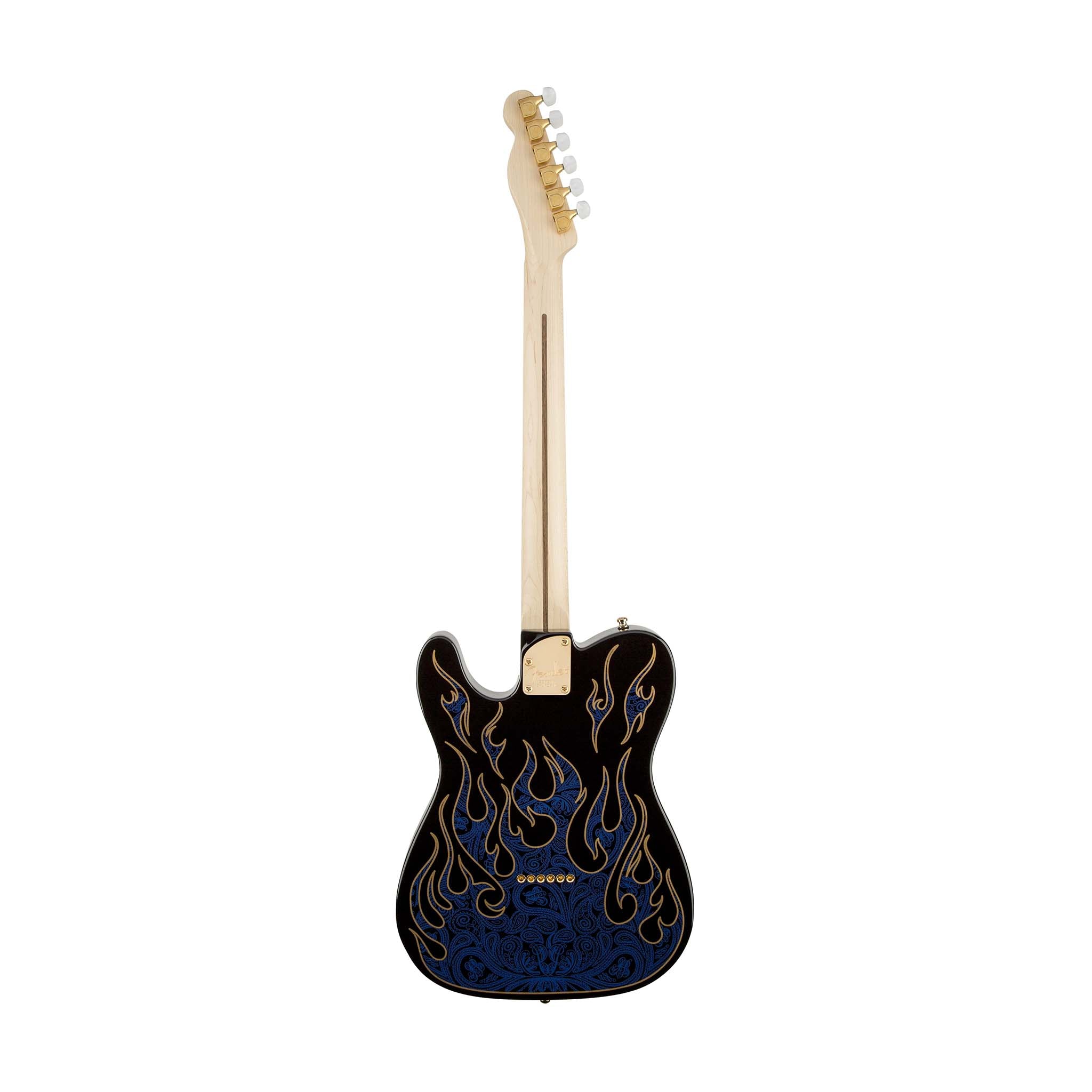 フェンダー テレキャスター James Burton Telecaster Fender James Burton Telecaster Guitar, Maple Neck, Blue Paisley