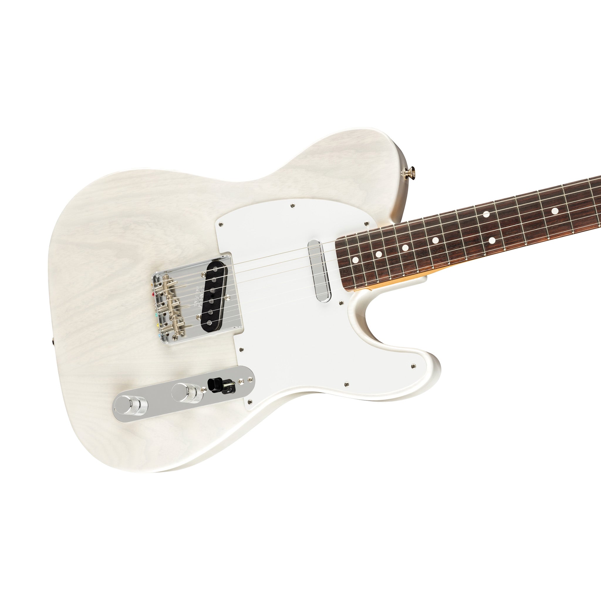 Fender Jimmy Page Mirror Telecaster Electric Guitar, RW FB, White