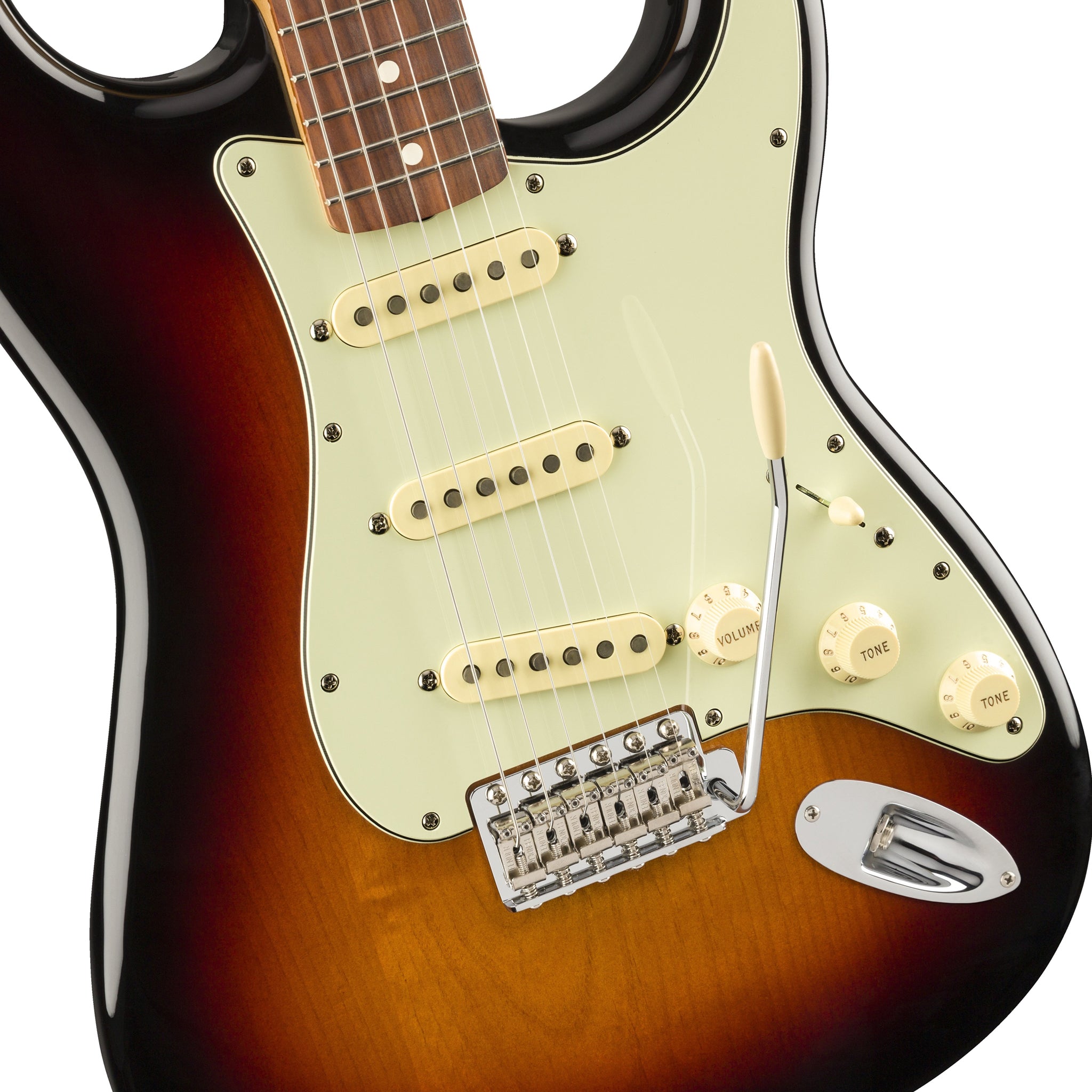 Fender Vintera 60s Stratocaster Electric Guitar, Pau Ferro FB, 3