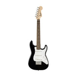 Squier Mini Stratocaster Electric Guitar, Laurel FB, Black