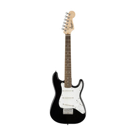 Squier Mini Stratocaster Electric Guitar, Laurel FB, Black – Swee