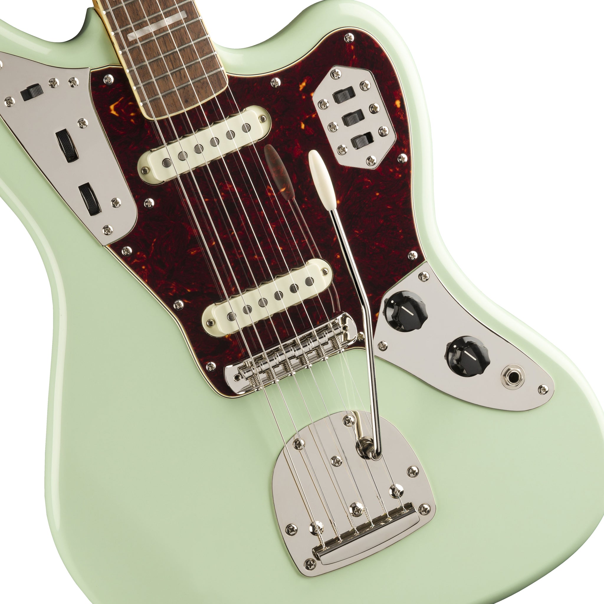 Squier Classic Vibe 70s Jaguar Electric Guitar, Laurel FB, Surf