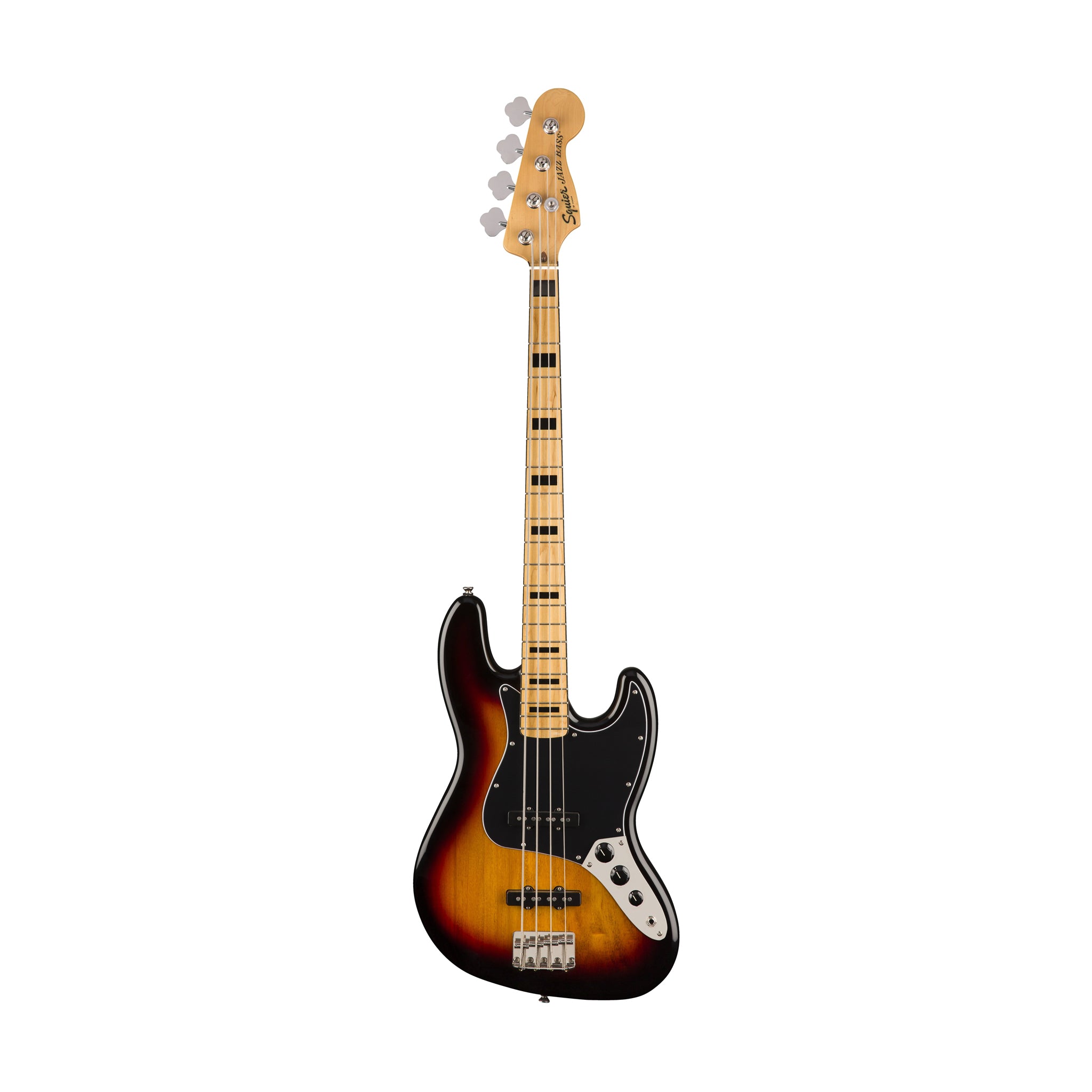 【美品】Squier by Fender JAZZ BASS Squier Classic Vibe 70s Jazz Bass Guitar, Maple FB, 3-Tone