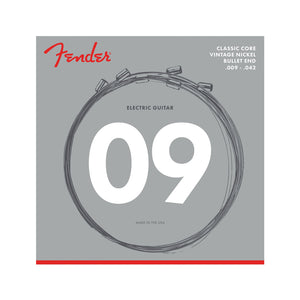 Fender 3155L Classic Core Vintage Nickel Bullet-End Electric Guitar Strings, 9-42