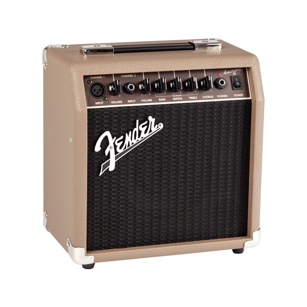 Fender Acoustasonic 15 Acoustic Guitar Amplifier, 230V EU – Swee