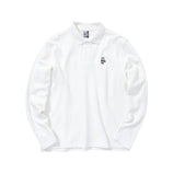 Chums Booby Long Sleeve Polo Shirt, White