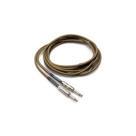 Hosa GTR-518 Tweed Guitar Cable, Straight to Same, 18ft