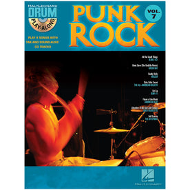 Hal Leonard Drum Play-Along Punk Rock Volume 7 Book with CD
