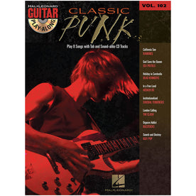 Hal Leonard Guitar Play-Along Classic Punk Volume 102 Book with CD