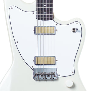 Harmony Standard Series Silhouette Electric Guitar w/Case, RW FB, Pearl White