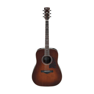 Ibanez Artwood Vintage Thermo Aged AVD10-BVS Acoustic Guitar, Brown Violin Sunburst