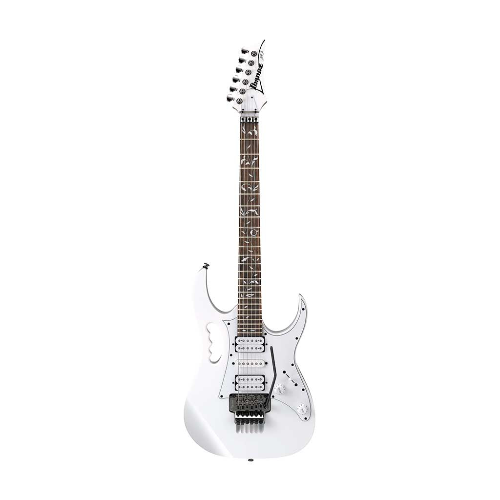 Ibanez JEMJR-WH Steve Vai Signature Electric Guitar, White – Swee
