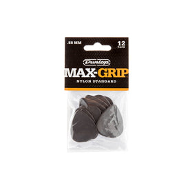 Jim Dunlop 449P .88mm Nylon Max Grip Pick, 12-Pack