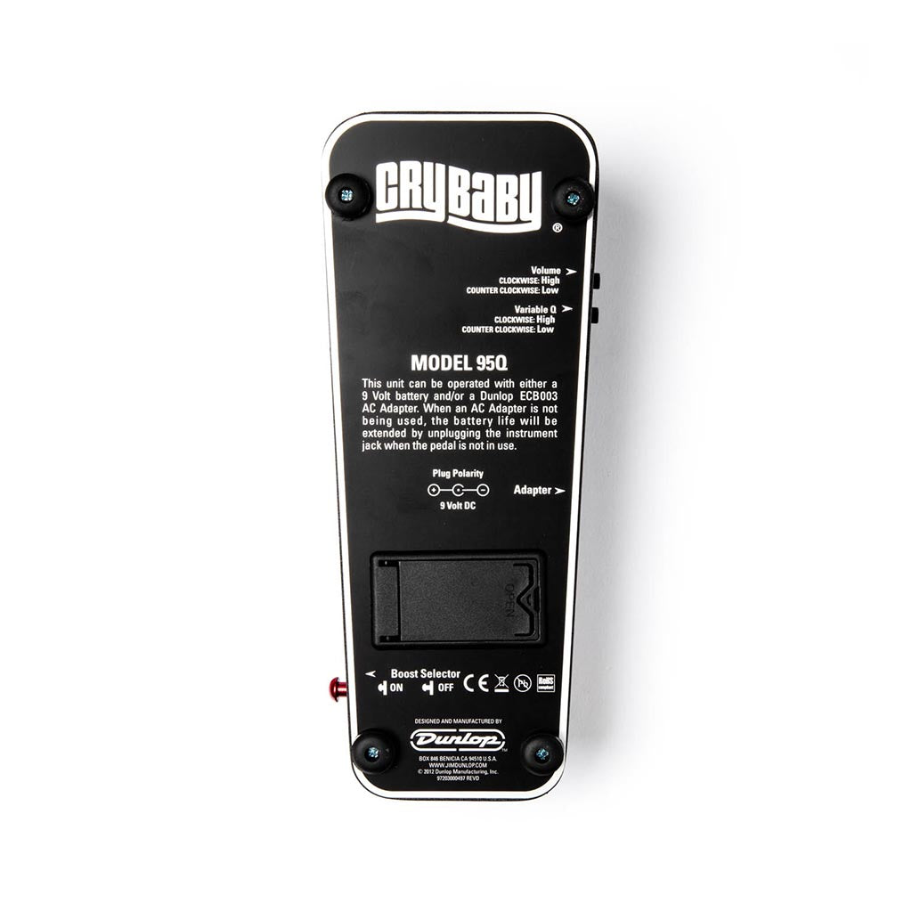 JIM DUNLOP　CRY BABY 95Q WAH Jim Dunlop 95Q Cry Baby Wah Guitar Effects Pedal – Swee Lee Singapore