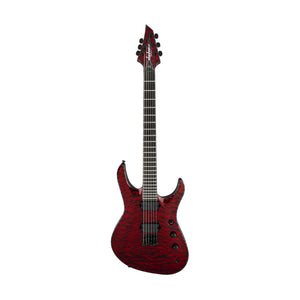 Jackson USA Signature Chris Broderick Soloist HT6 Electric Guitar, Ebony FB, Transparent Red